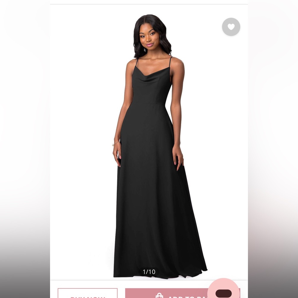 Azazie Black Bridesmaids dress